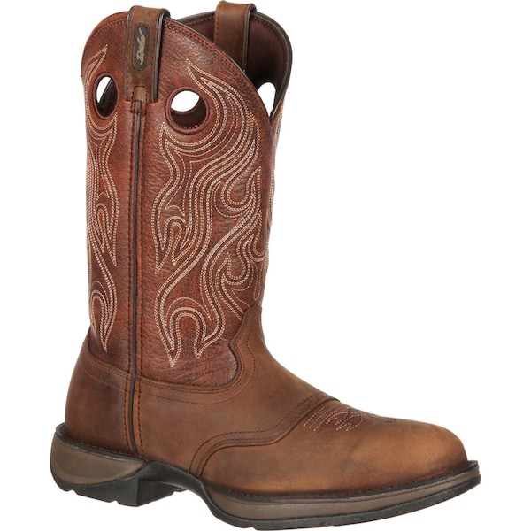 Durango Western Boot, 9.5 2E, Leather, 12 in H, Dusk Velocity/Bark Brown DB5474 - main